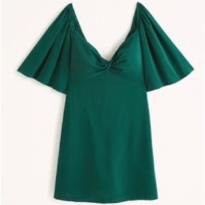 Abercrombie Angel Sleeve Minidress with Built In Skort - Petite XL